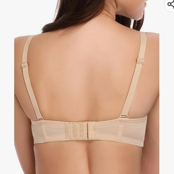Wingslove Full Figure Bra Underwire Multiway Straps in Nude 40DDD/40F - Picture 5 of 13